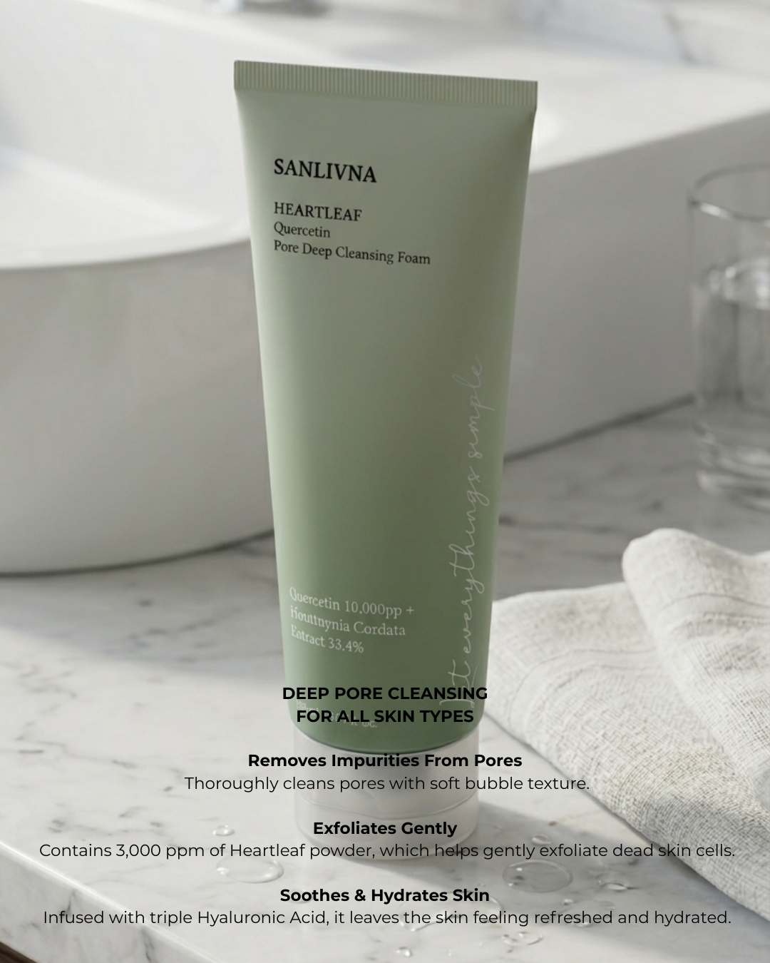Heartleaf Pore Deep Cleansing Foam