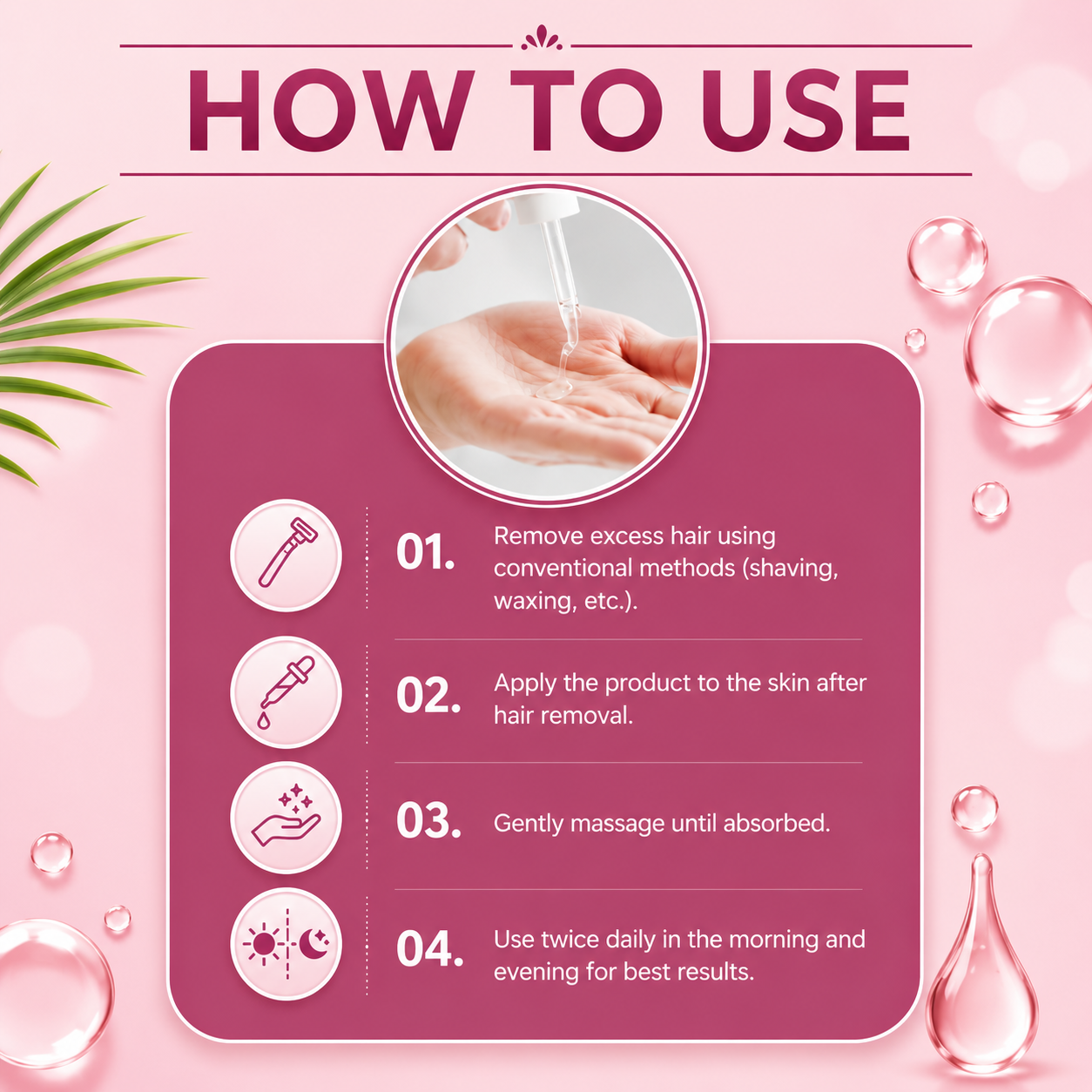 Cyperus Rotundus Hair Removal Oil