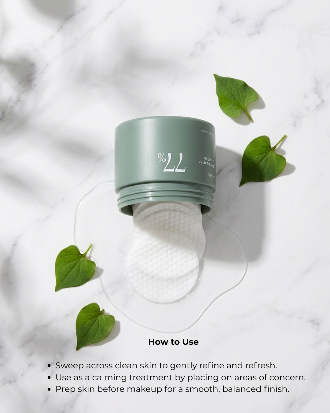 Heartleaf 77% Clear Toner Pads